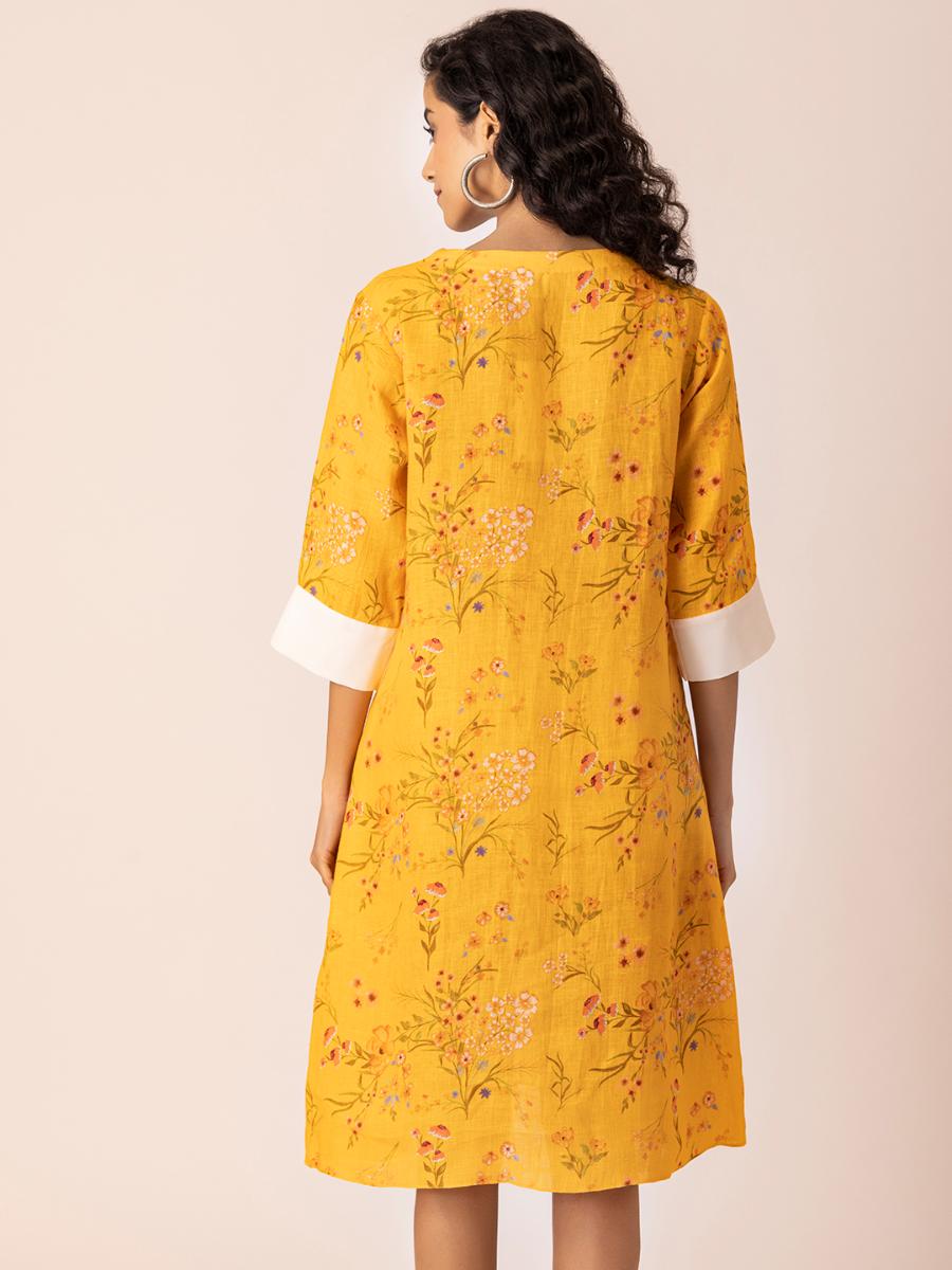 SunnyHue Hemp Sheath Dress