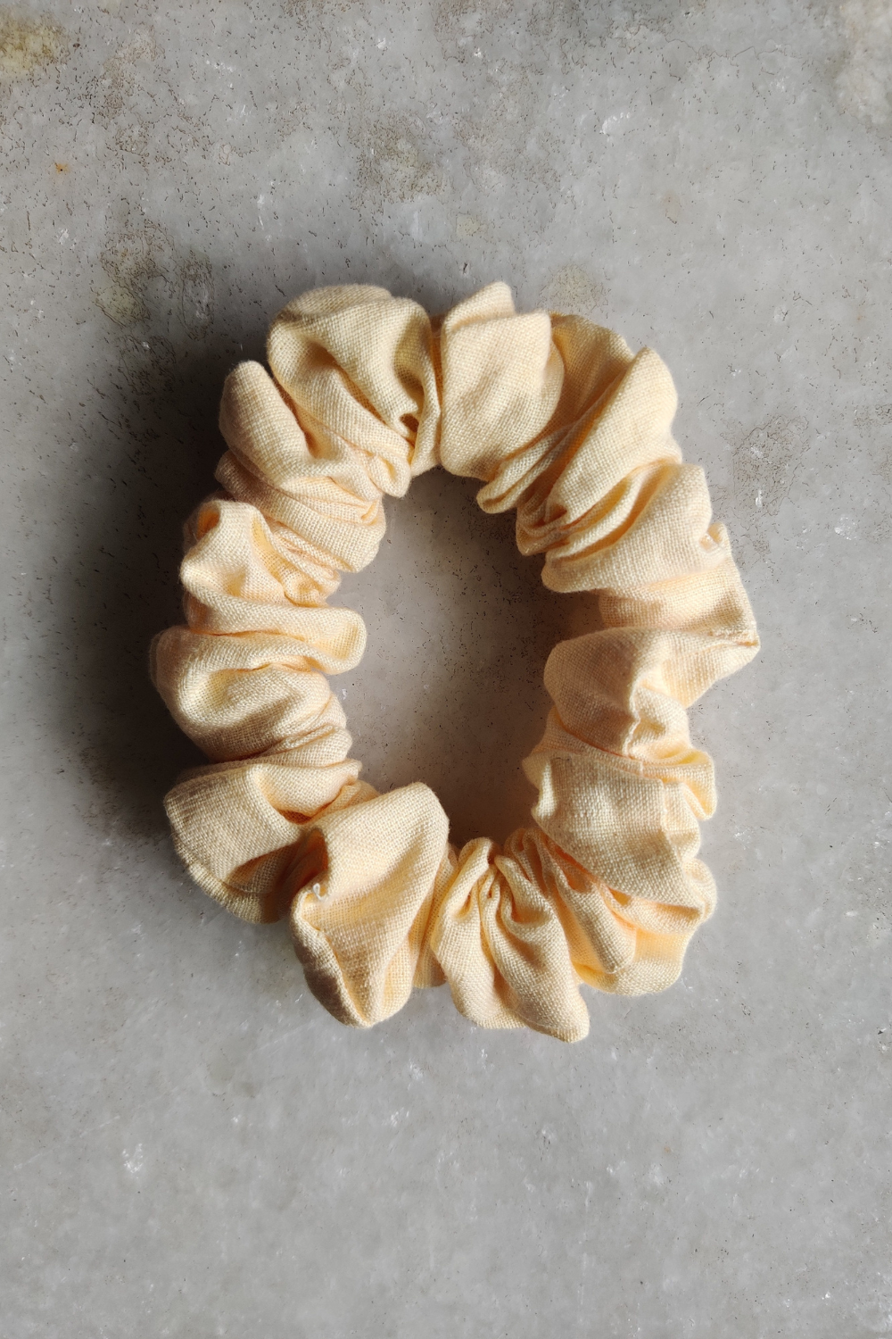 Butter Yellow Hemp Scrunchie