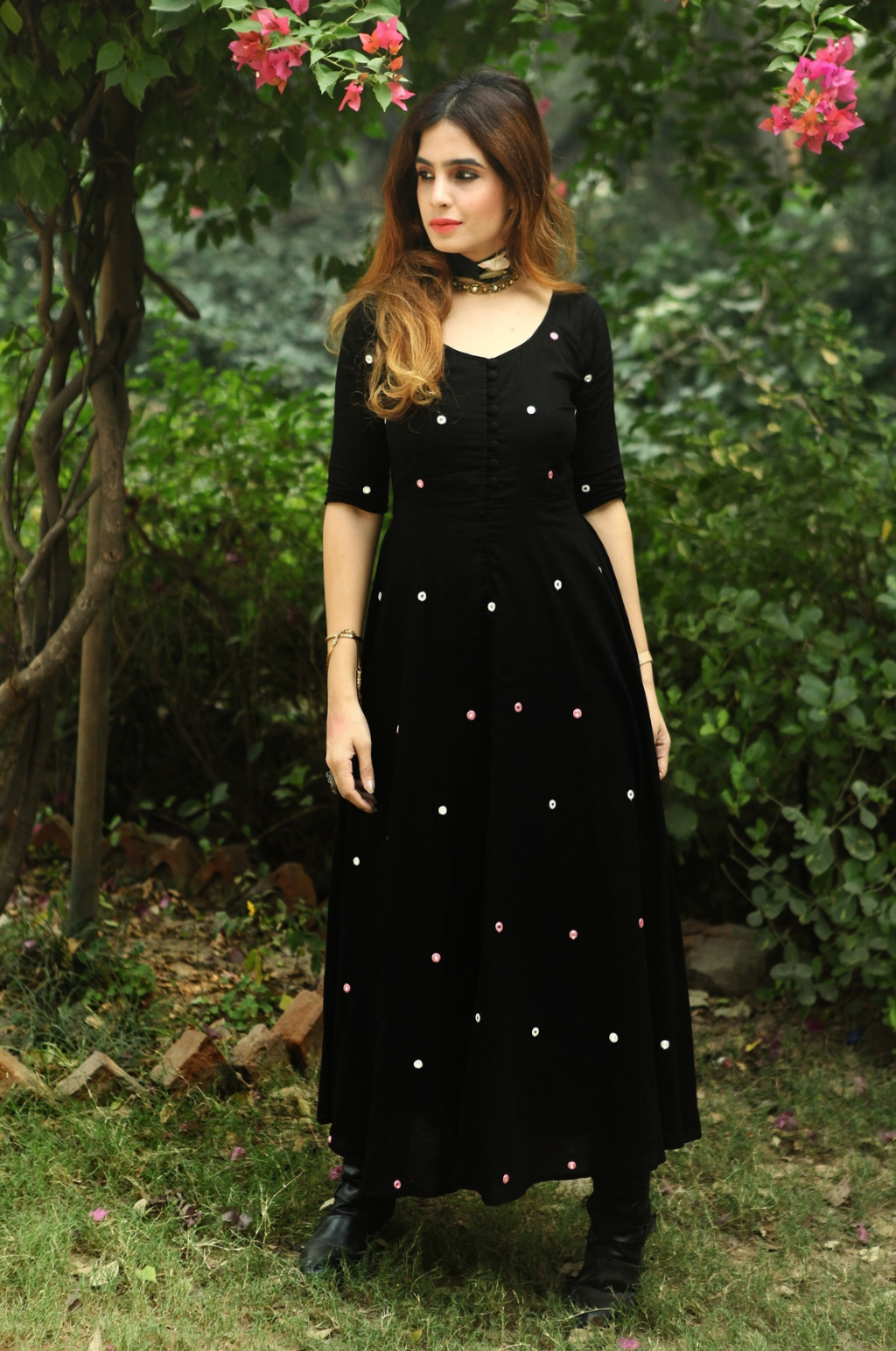 Hameer Fit and Flare Dress