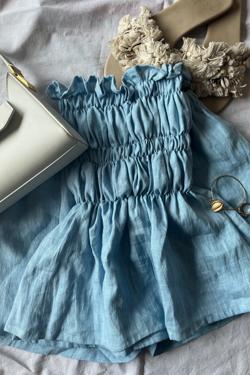 Blue Gelato Top & Shorts Set