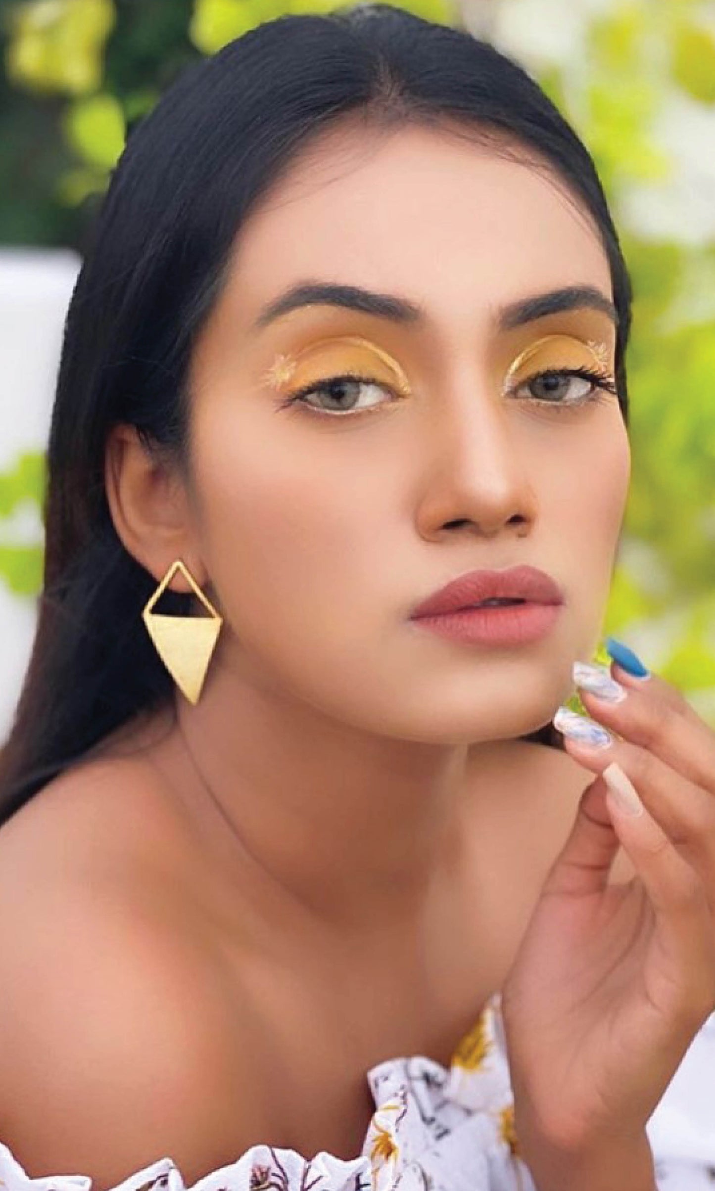 Triangle Blocks - Gold