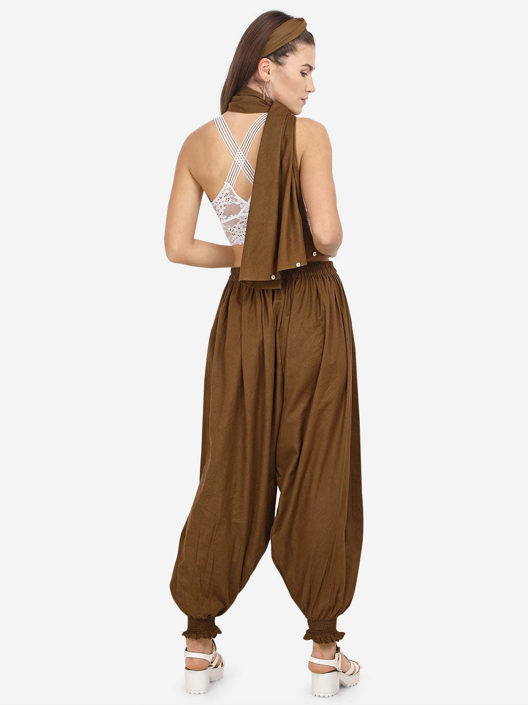 BROWN AFGHANI BOTTOM