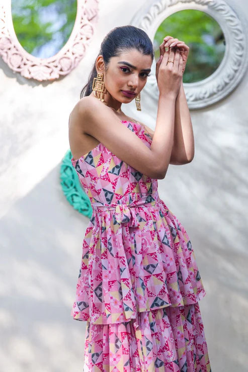 Jacqueline Ruffle Dress