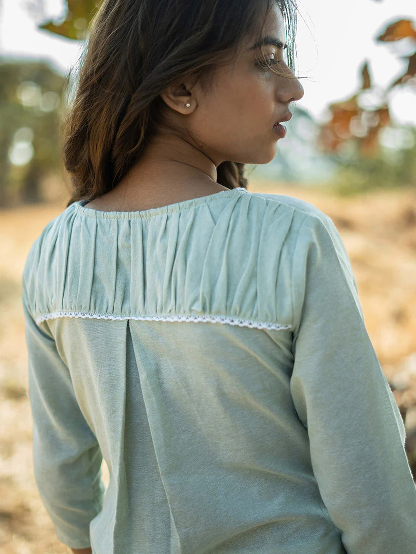 Hint Of Mint Kurta Set