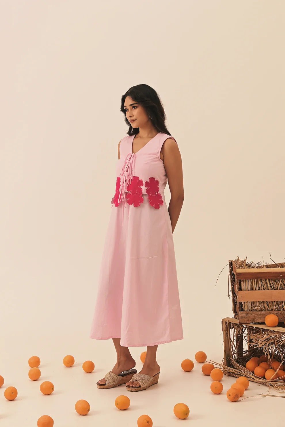 Elena pink dress