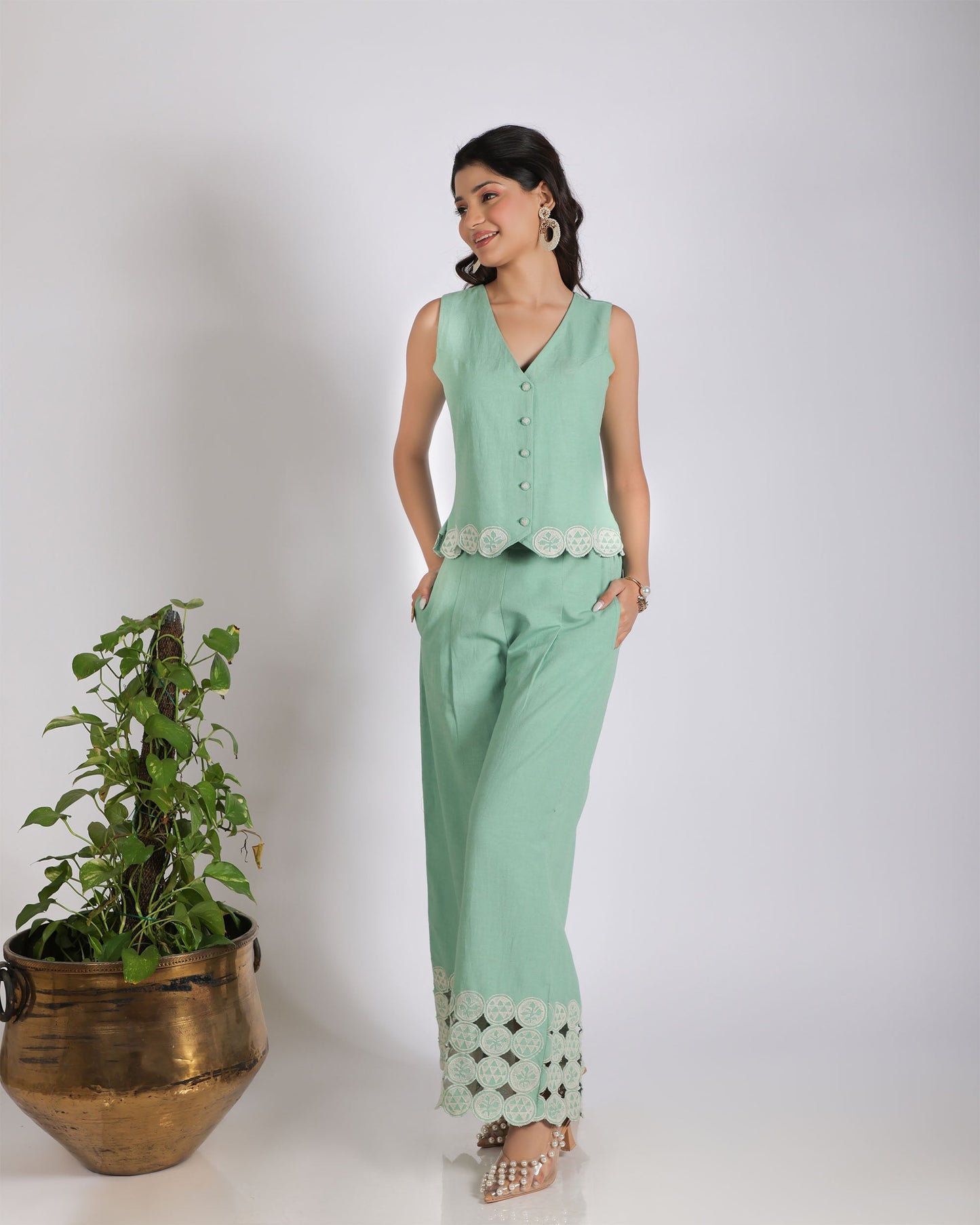 Sea Dream Waistcoat & Pant Set