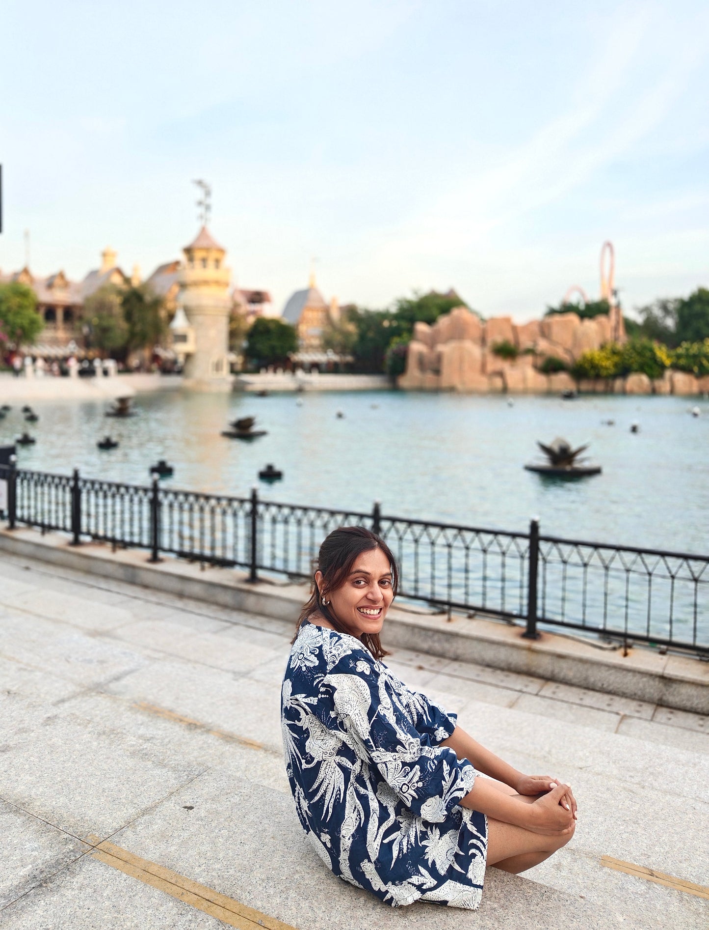 Peacock Garden Shorts Set(set of 2)