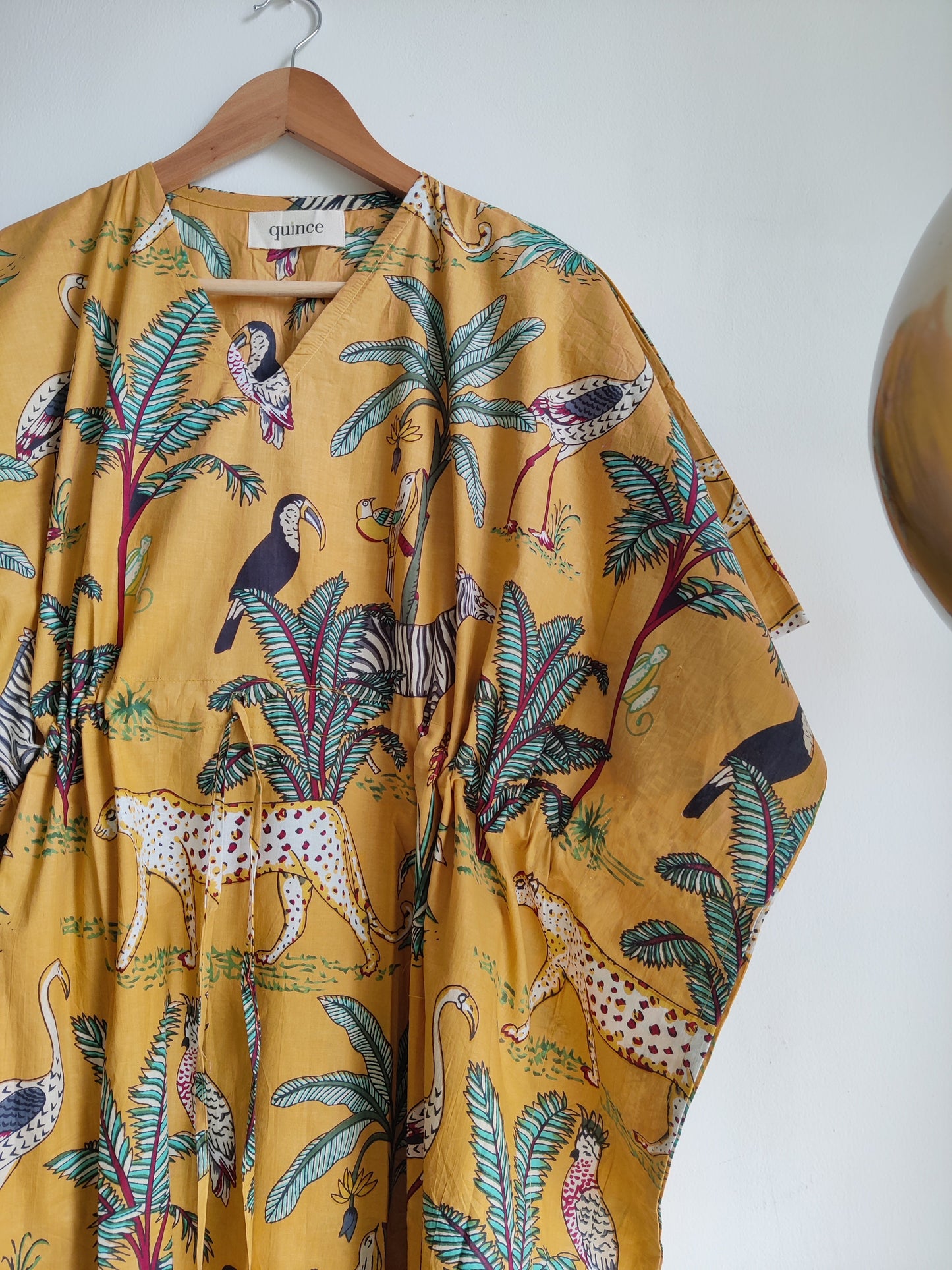 Jungle Joy Kaftan -Mustard