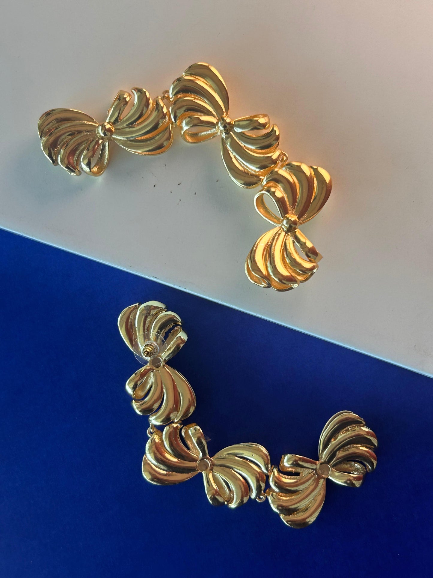 Bow Long Earrings