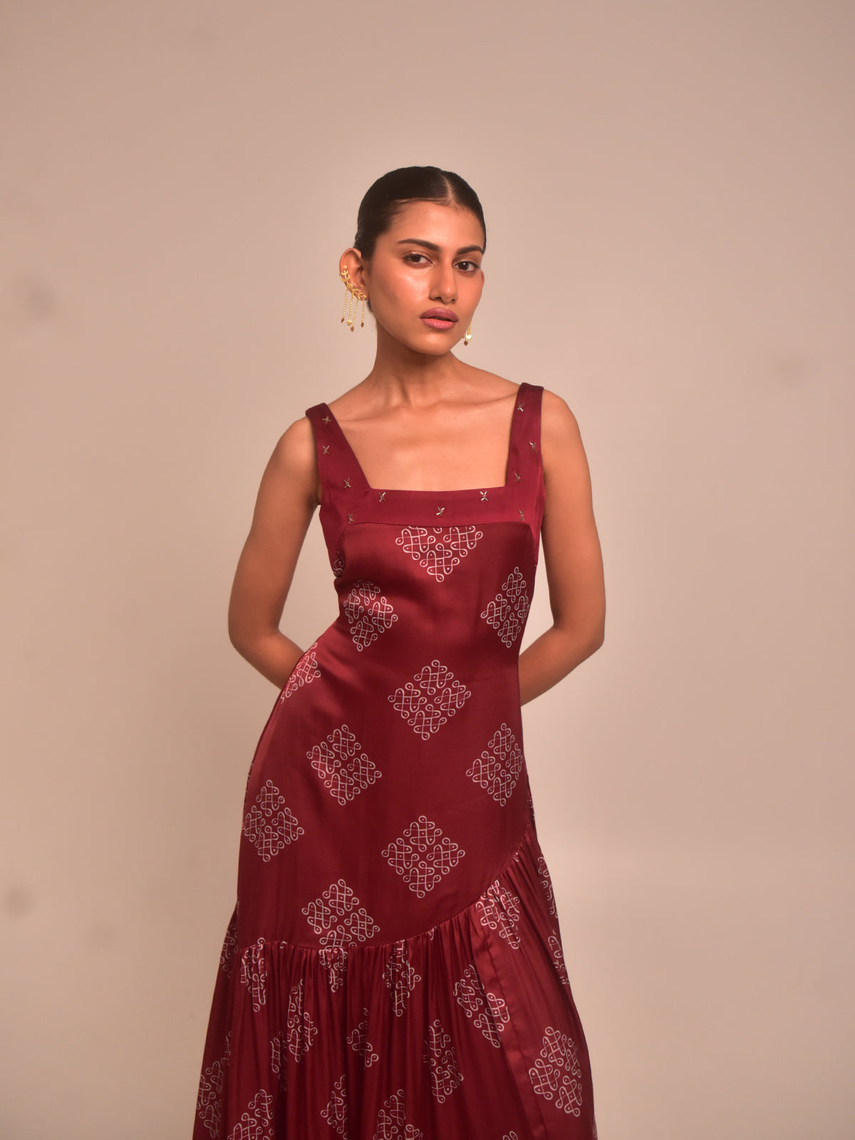 Mohna Modal Strappy Dress