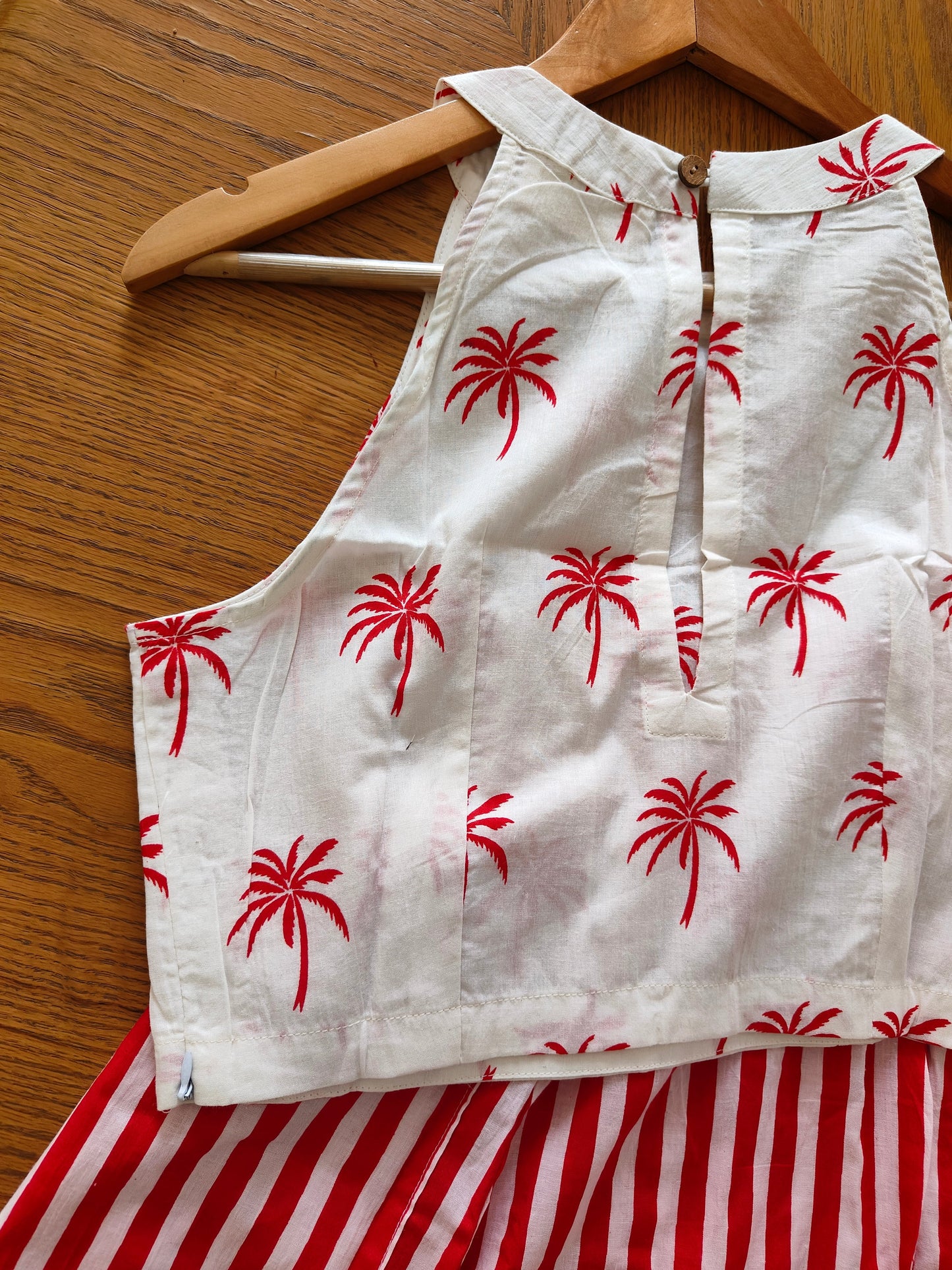 Mini Palm Halter Crop Top