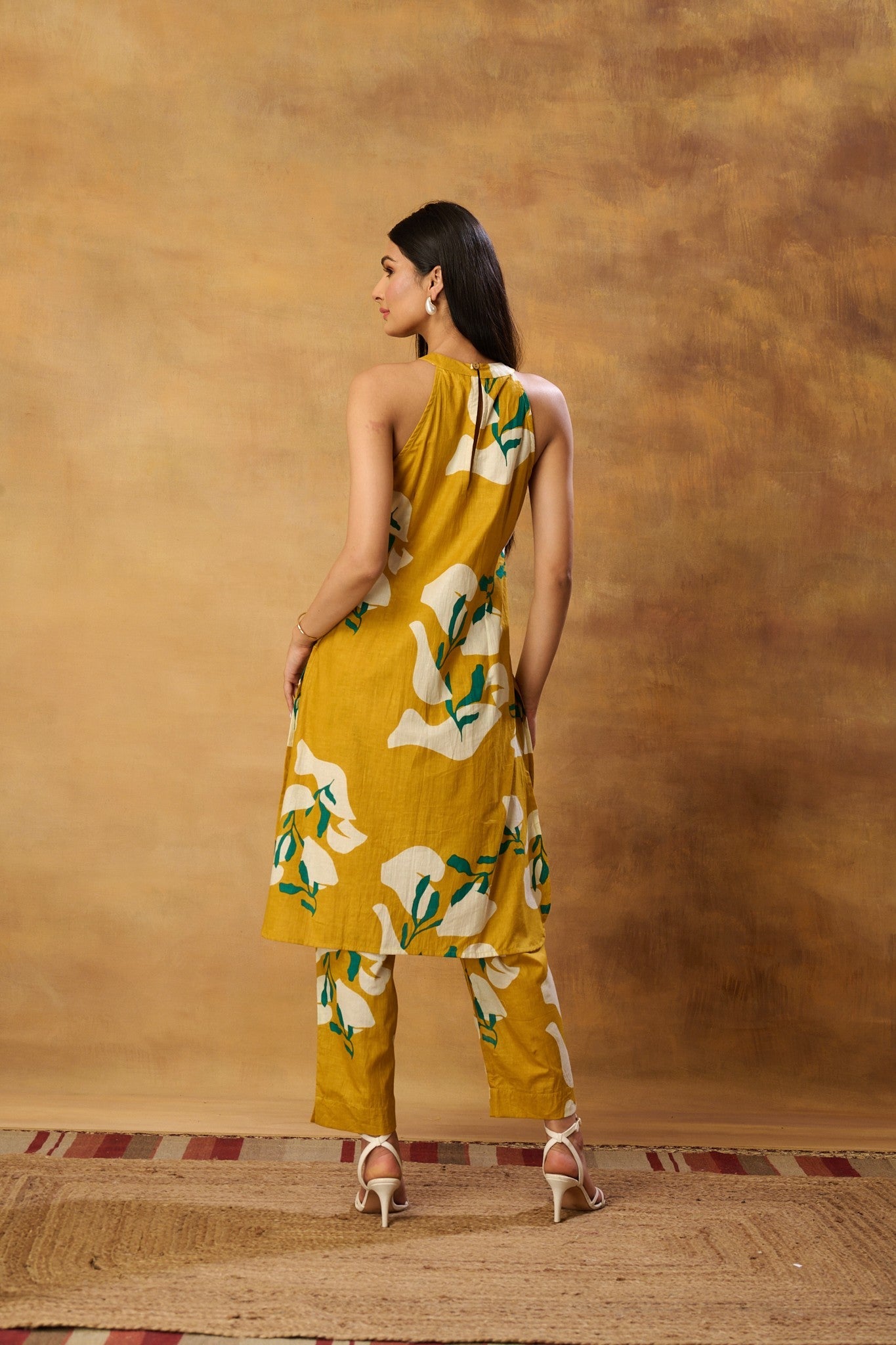Marigold Halter Kurta Set (Set of 2)