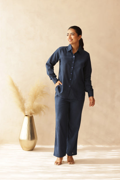 MADAME LINEN COORD SET