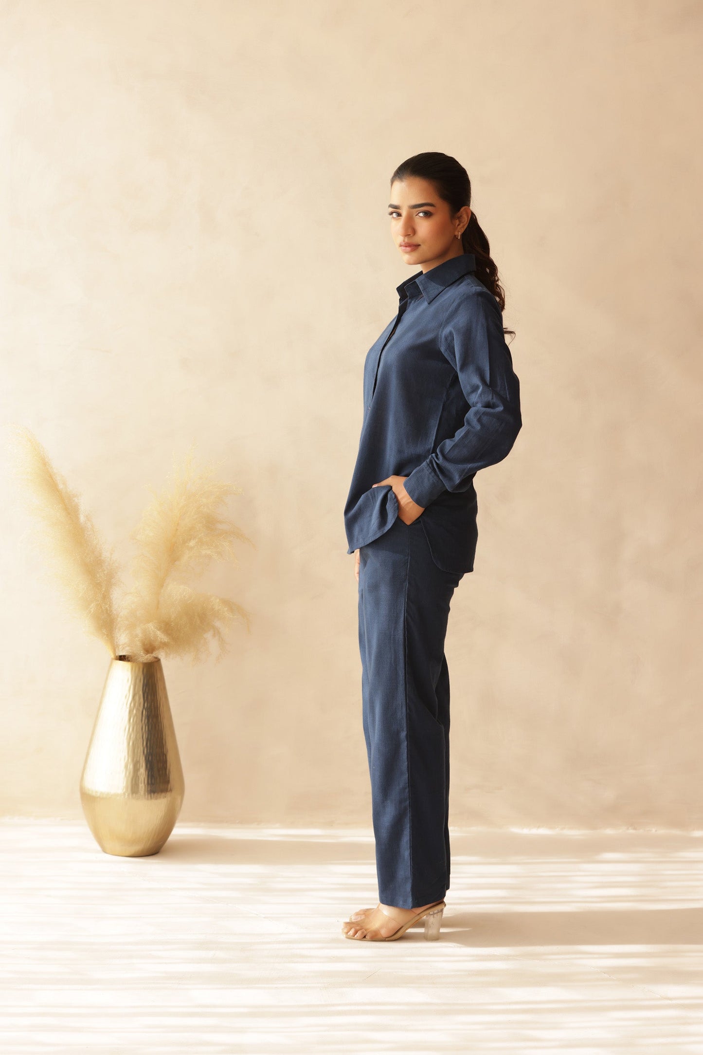 MADAME LINEN COORD SET