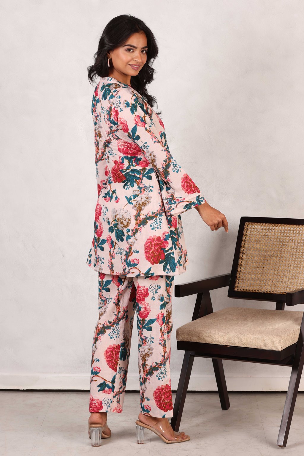 DREAMY PINK COTTON COORD SET