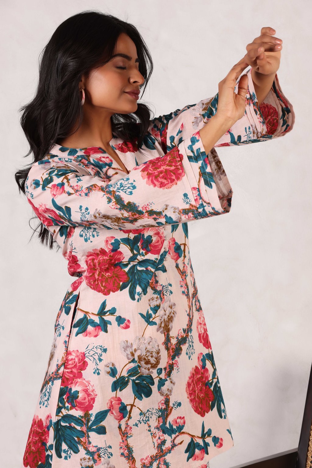 DREAMY PINK COTTON COORD SET