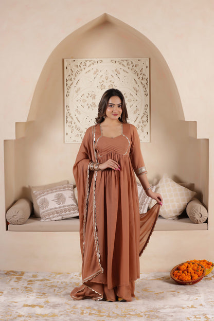 JHALAK GEORGETTE ANARKALI SUIT SET