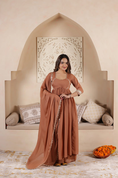 JHALAK GEORGETTE ANARKALI SUIT SET