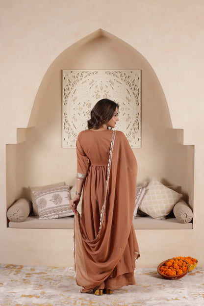 JHALAK GEORGETTE ANARKALI SUIT SET