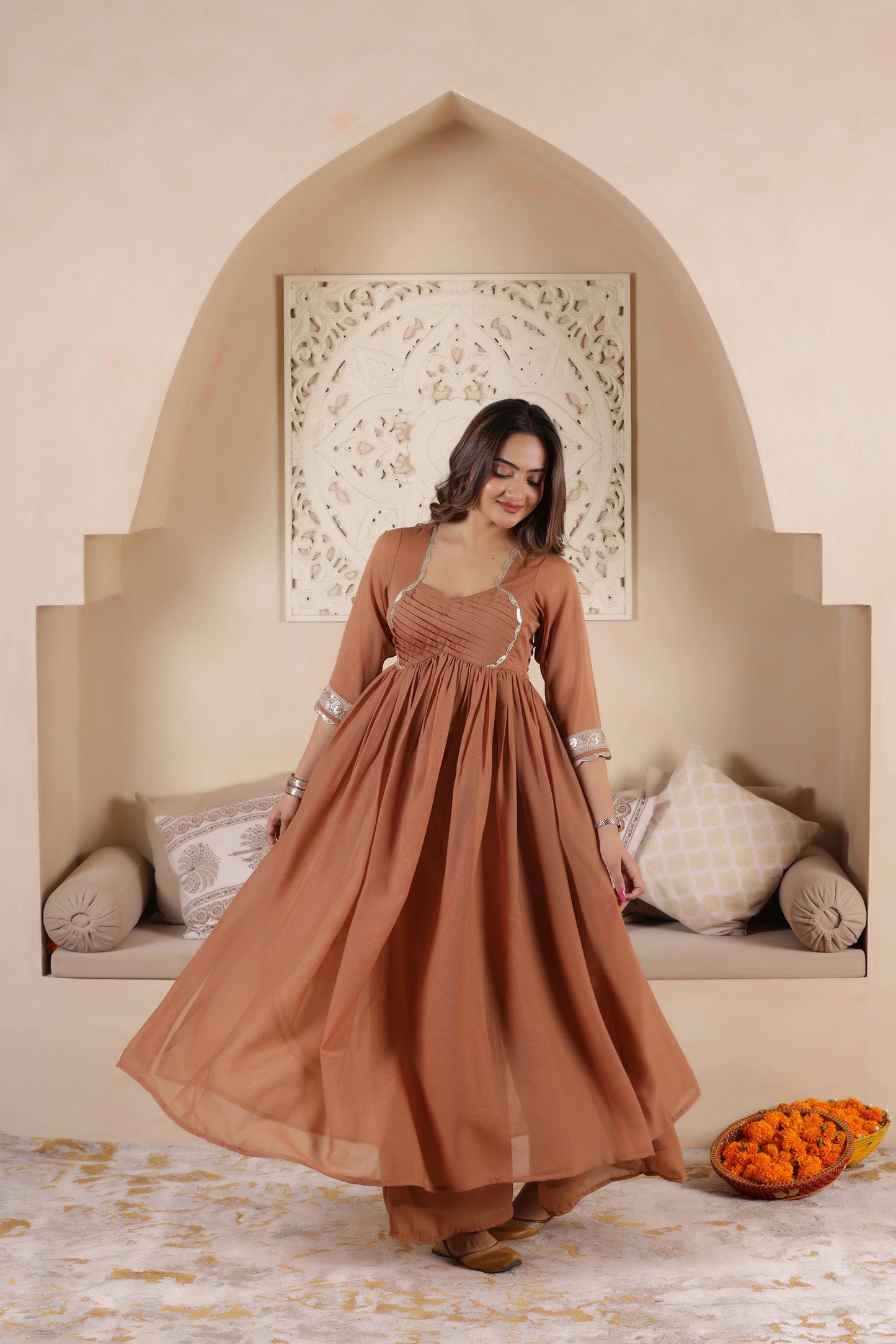 JHALAK GEORGETTE ANARKALI SUIT SET