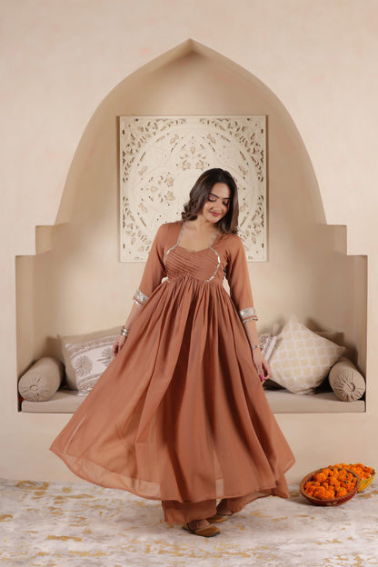 JHALAK GEORGETTE ANARKALI SUIT SET