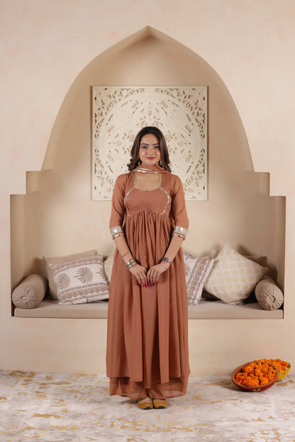 JHALAK GEORGETTE ANARKALI SUIT SET