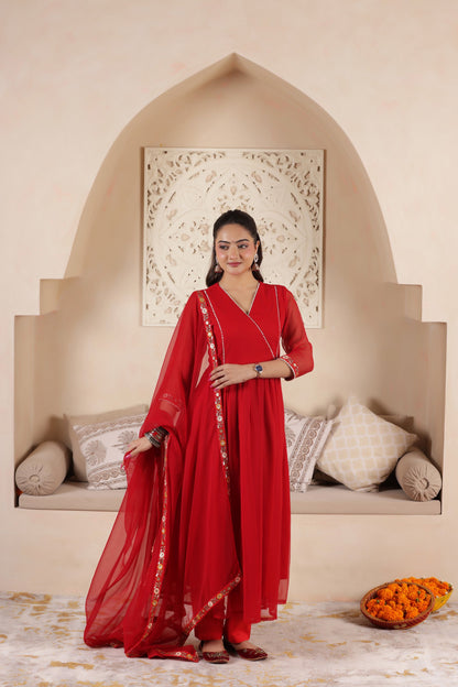 SAJNI GEORGETTE ANARKALI SUIT SET