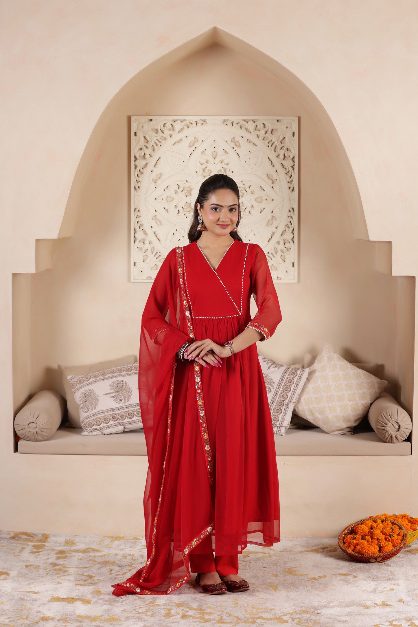 SAJNI GEORGETTE ANARKALI SUIT SET