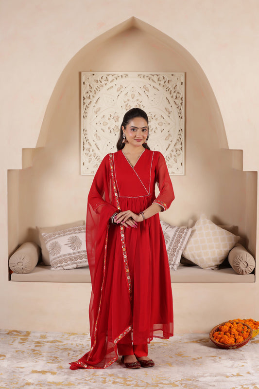 SAJNI GEORGETTE ANARKALI SUIT SET