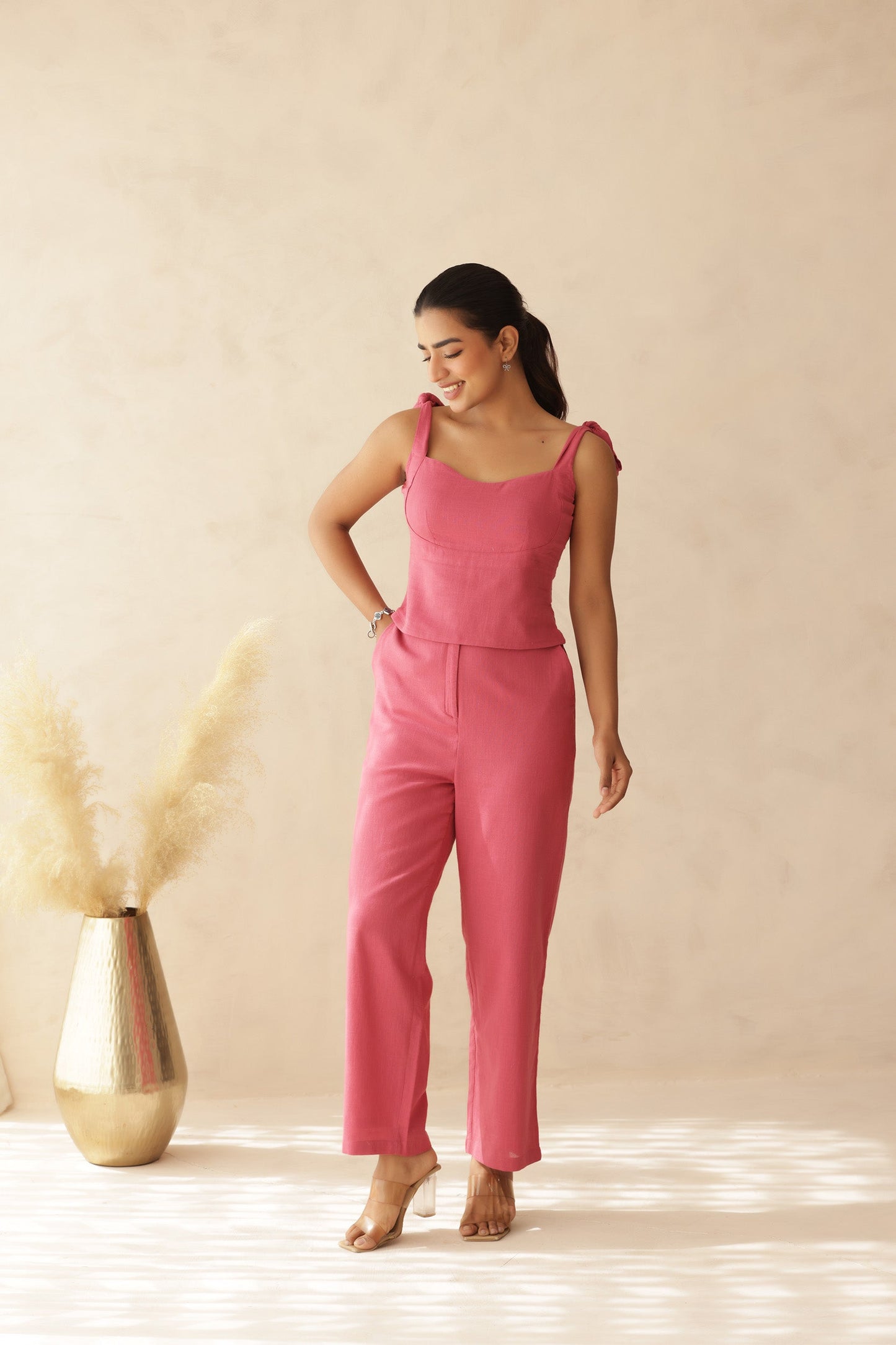 BOBMSHELL LINEN COORD SET