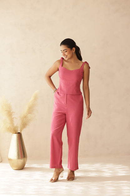 BOBMSHELL LINEN COORD SET