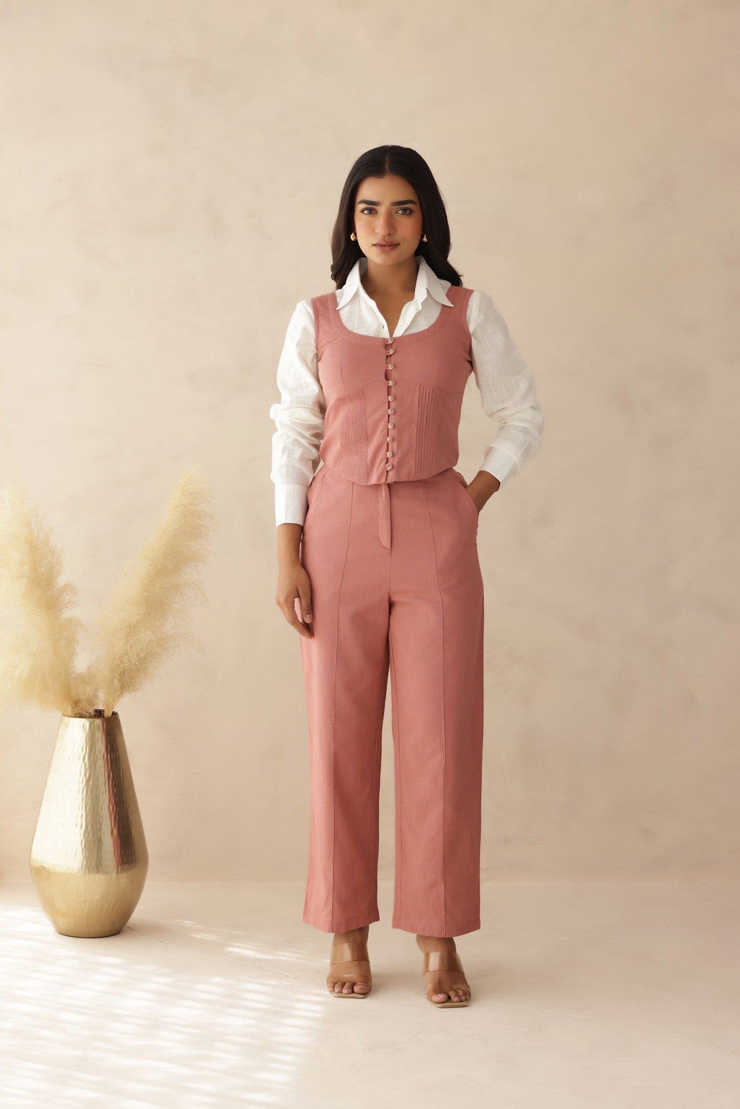 PEACH GLORY COORD SET