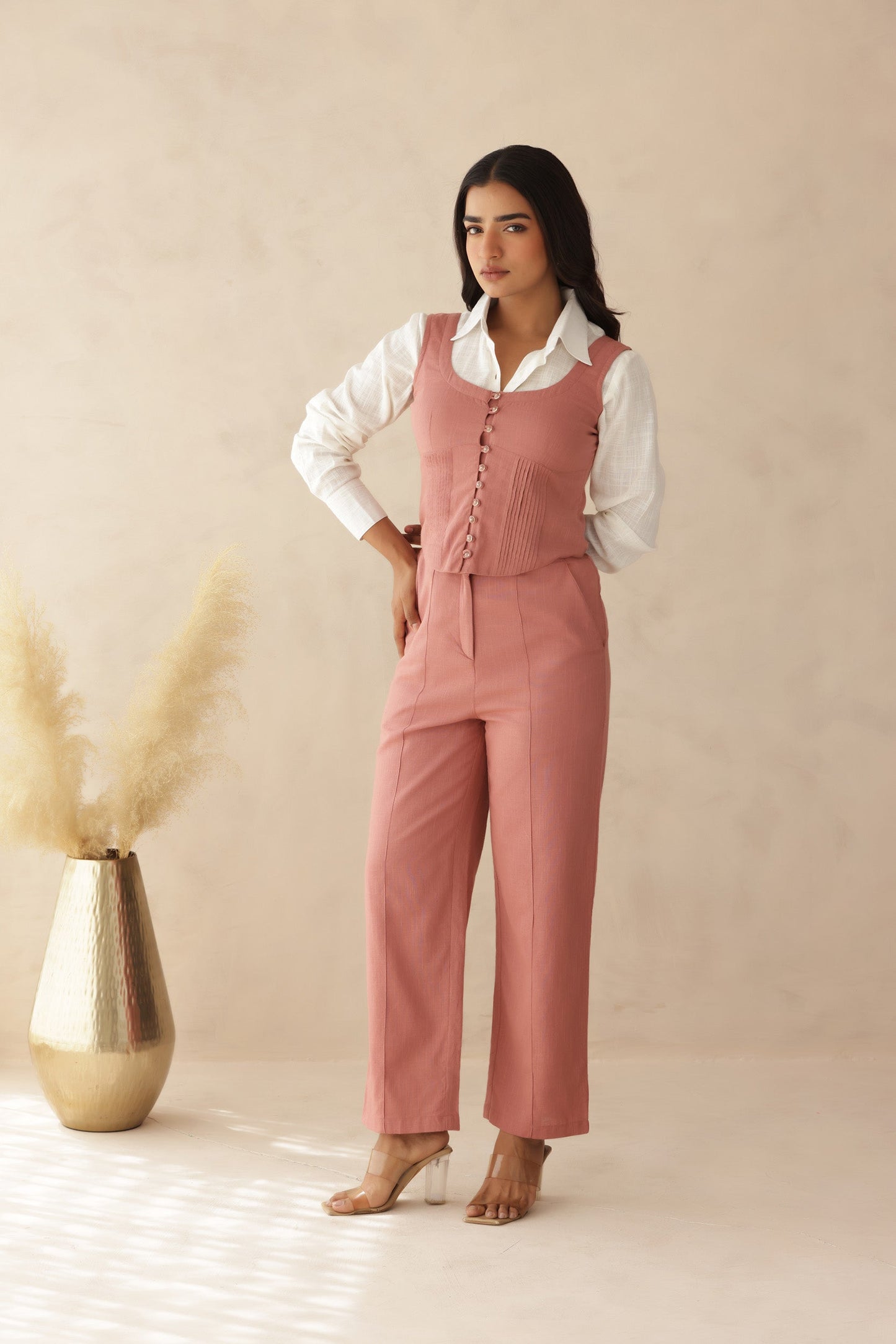 PEACH GLORY COORD SET