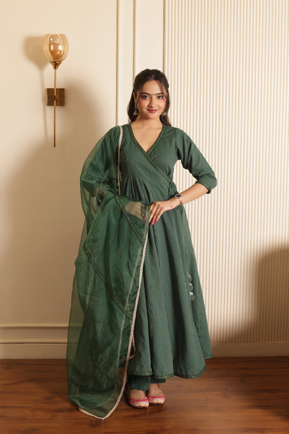VRINDA KATHA ANGRAKHA SUIT SET