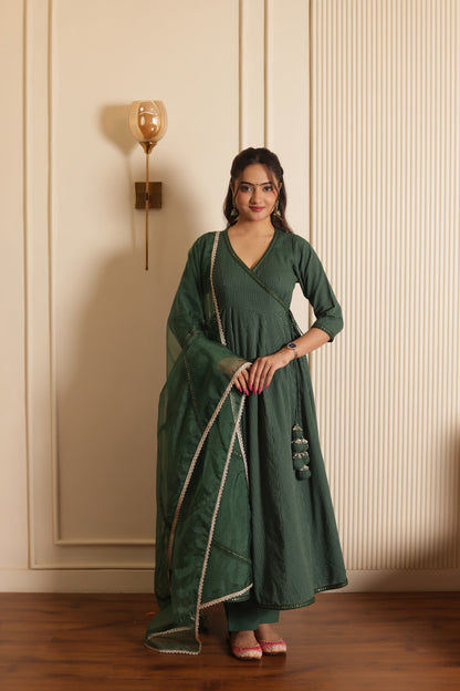 VRINDA KATHA ANGRAKHA SUIT SET