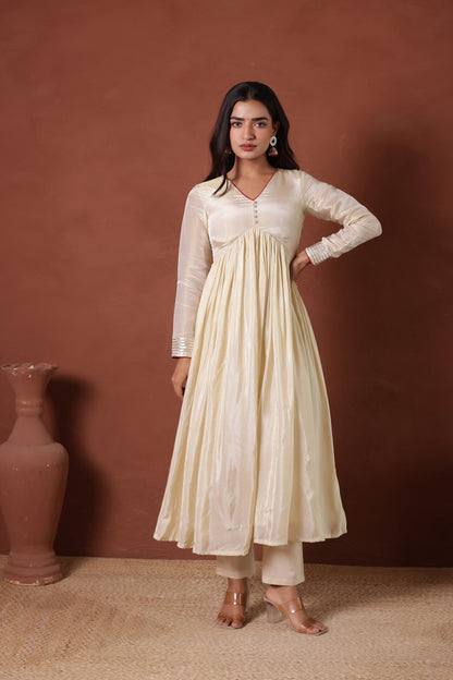 KARISHMA SHIMMER ANARKALI SUIT SET