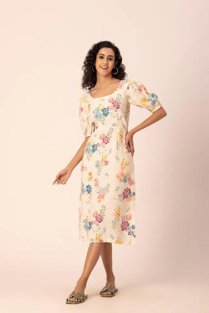 Petal Pop Hemp Dress