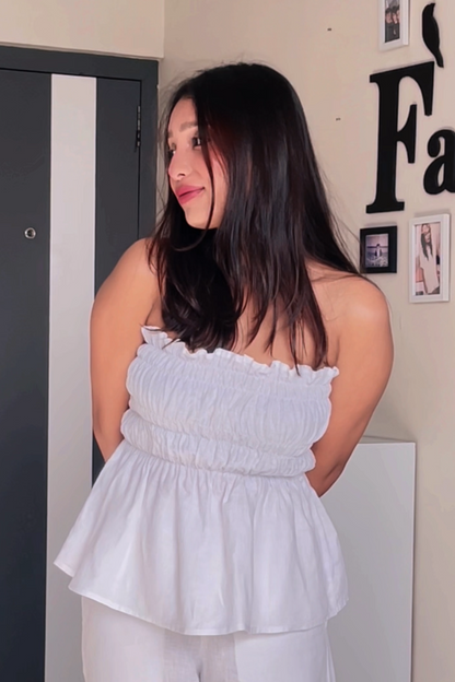 White Gelato Top & Shorts Set