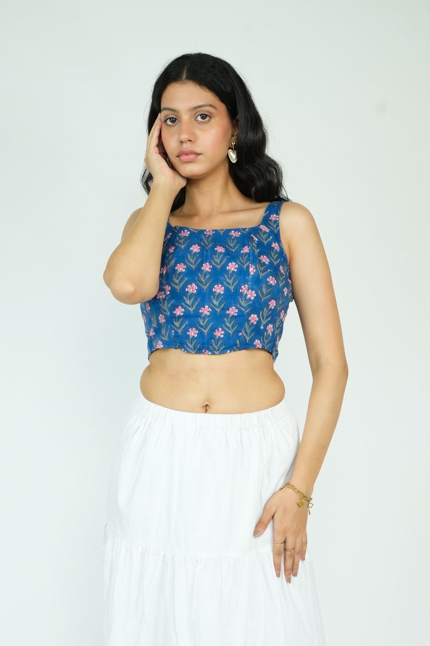 Corset Top (Blue)