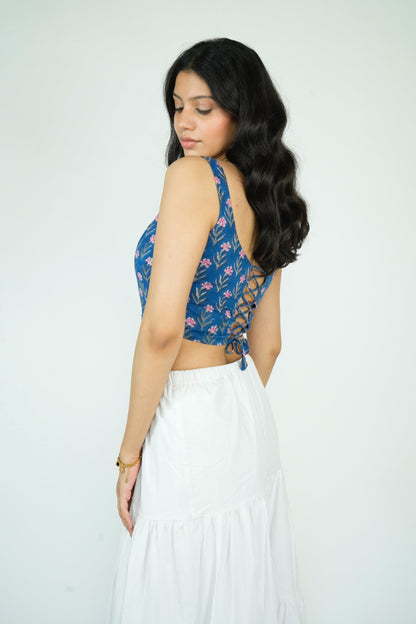 Corset Top (Blue)