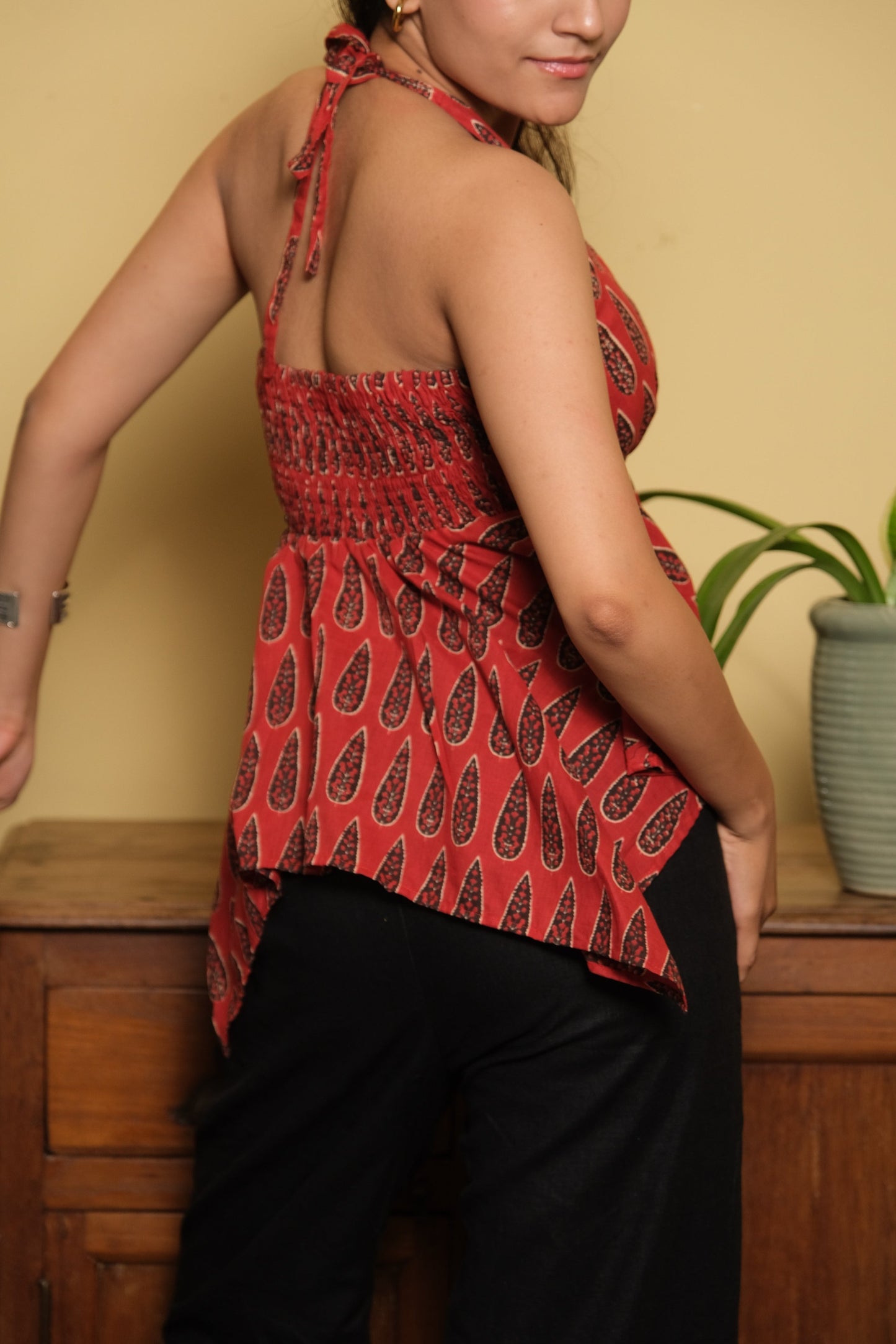 HalterNeck Top (Red)