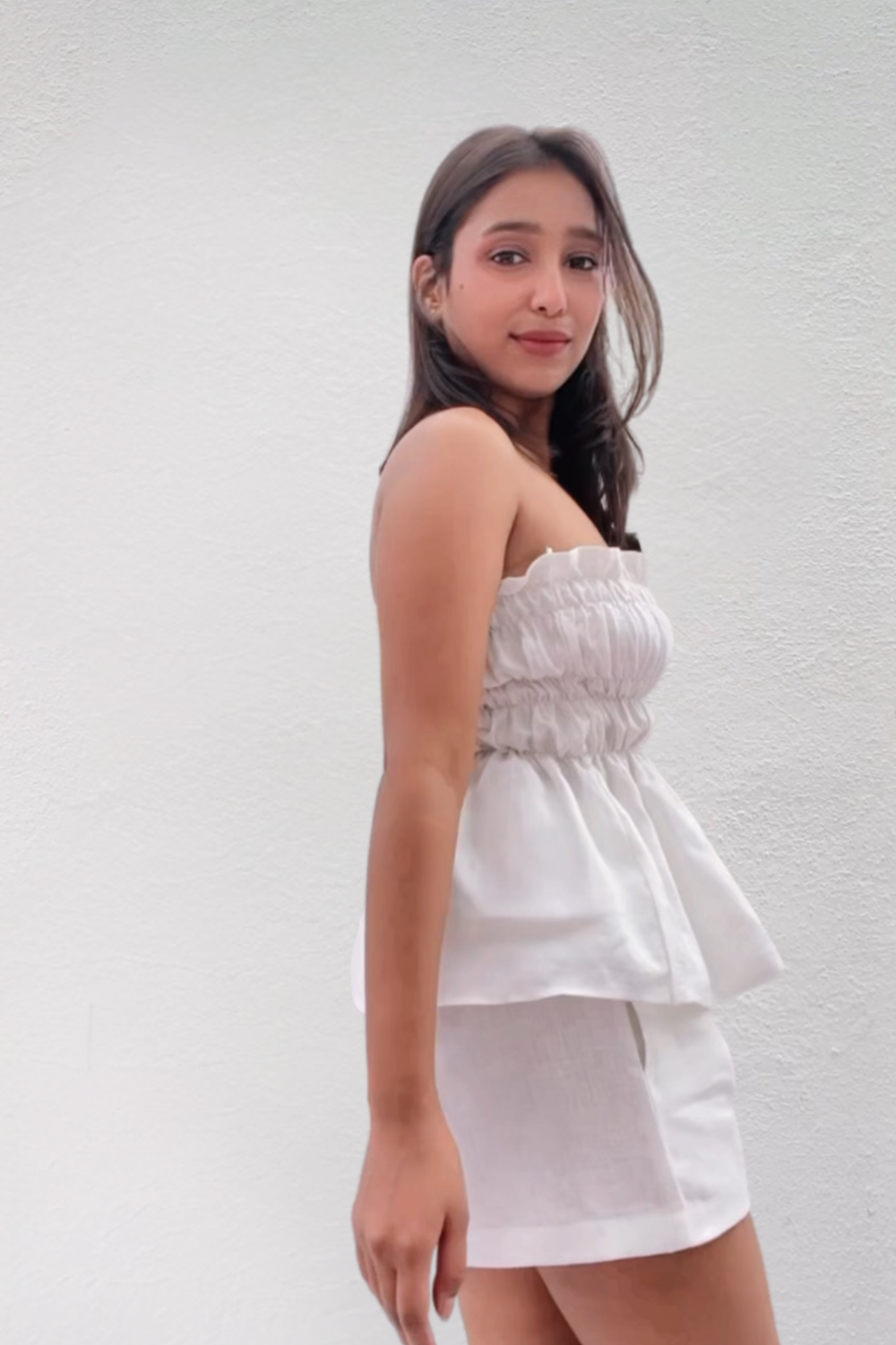 White Gelato Top & Shorts Set