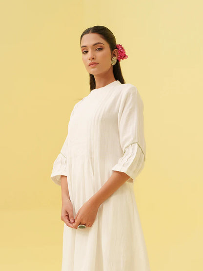 Blooming White Kurta Set