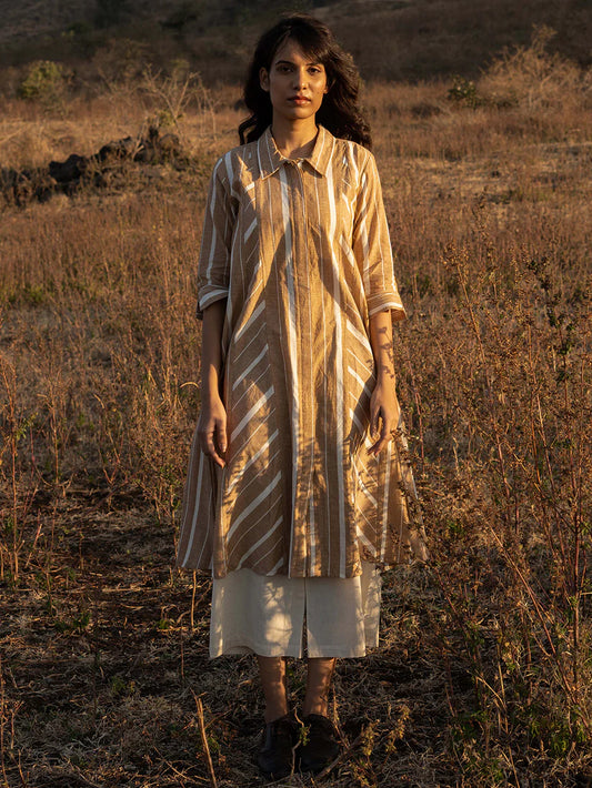 Dry Grass Kurta Set