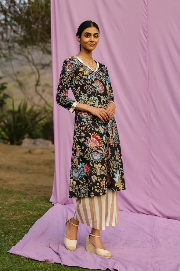 Kaari A-line Kurta- Pant Set