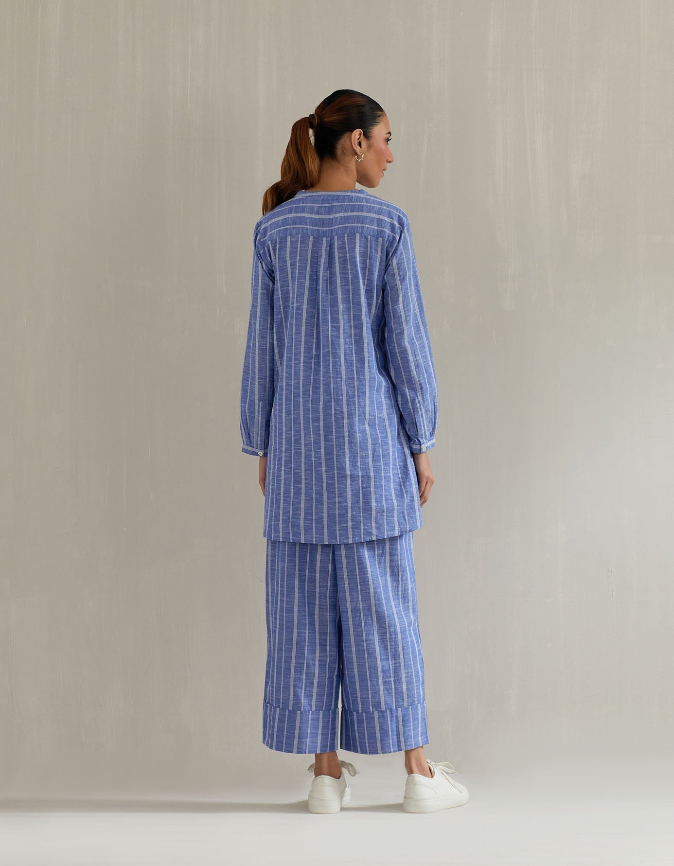 Blue Stripe Tunic with Pant