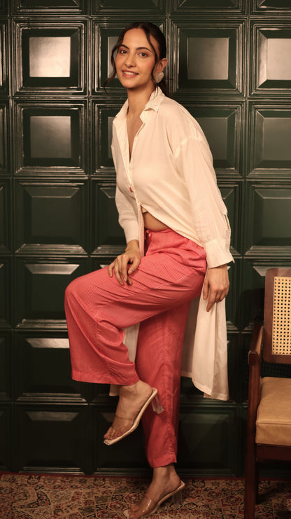 Ivory and Luna Stripes Coord Set