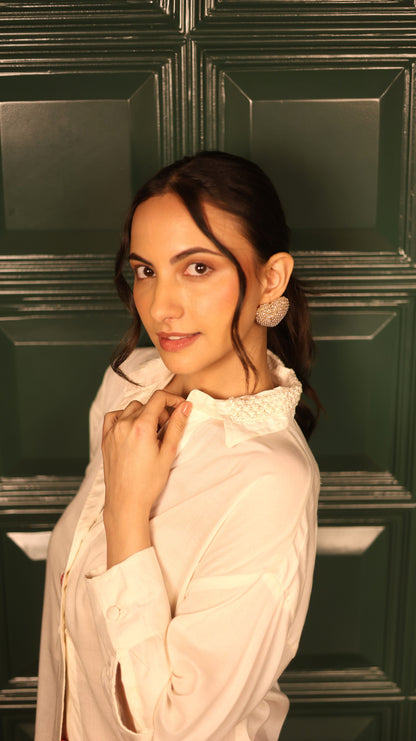 Ivory and Luna Stripes Coord Set