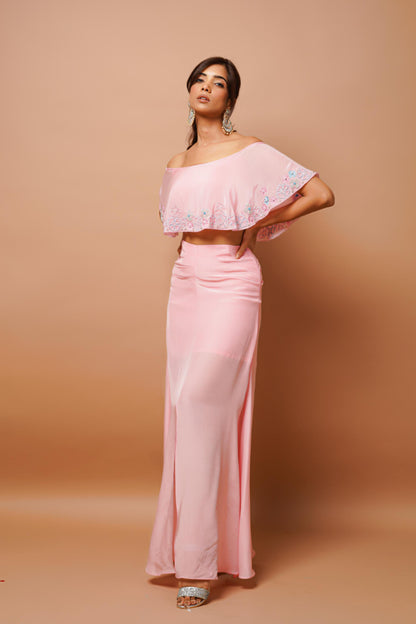 baby pink cape indo set Image2