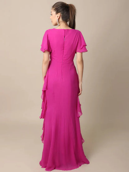 Plum Cocktail Dress